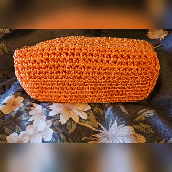 ✨️ The Sak Orange Woven Cosmetic Pouch - Picture 2 of 8